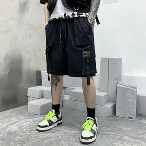 Men's Dark Punk Pockets Shorts