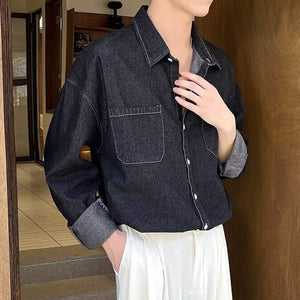 Men's Denim Shirts Y2K