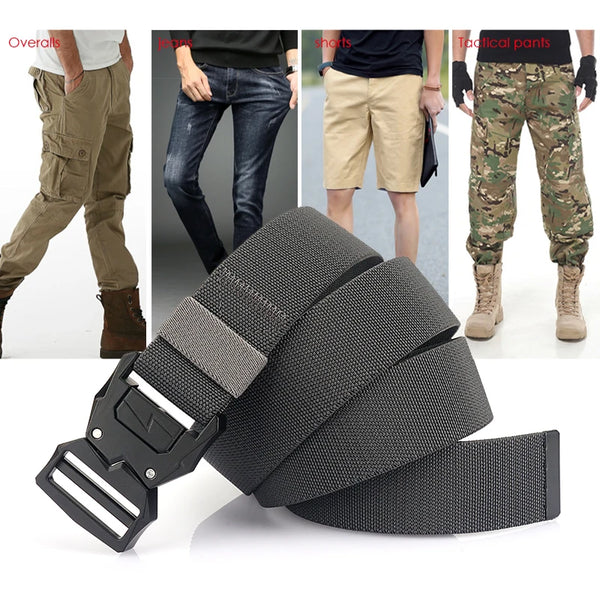 Men's Elastic Tactical Belt