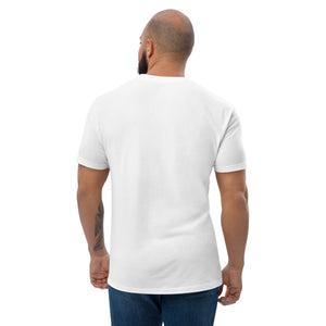Fitted White Embroidered t shirt