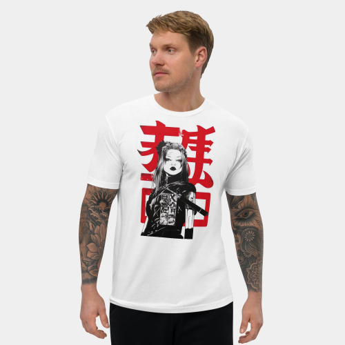 Cyberpunk Shirt Red kanji