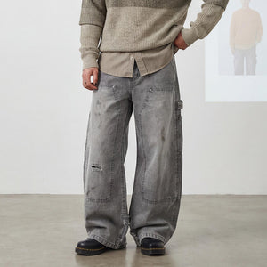 Men's Gray Y2K Jeans