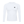 White colourway laid flat from the front, a small black logo high on the left of the chest
