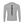 Back of the flecking gray shirt laid flat, the gothic lettering printed vertically down the spine