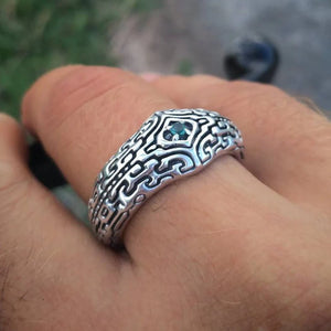 Mens Silver Engagement Rings