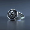Bague Lion en Argent pour Homme