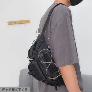 Men's waterproof Crossbody Sling Bag