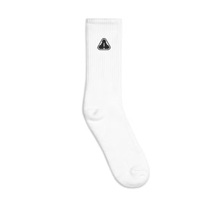 Men's White Cotton Socks