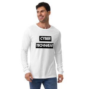 Men's White Long Sleeve T Shirt