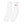Men's White Socks - product view on white background