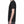 Side view of a man in the black mesh gym shirt, close slim fit through the chest and short sleeves