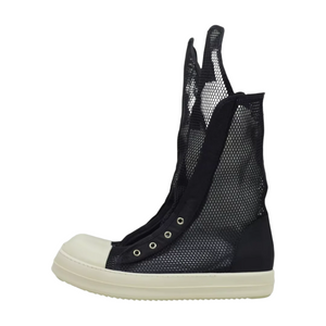 Mesh Black Men Boots