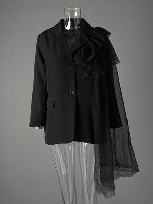 Mesh Blazer Spring Jacket Women