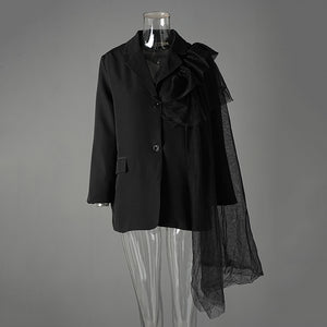 Mesh Blazer Spring Jacket Women