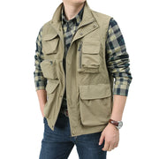 Gilet cargo en maille