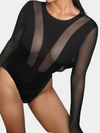 Mesh Cut Out Bodysuit
