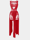 Mesh Cut Out Dress