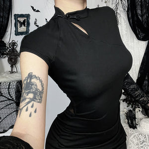 Mesh Goth Angel Dress