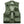 Mesh tactical cargo vest in black, green, khaki or red