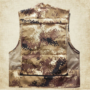 Mesh tactical cargo vest in black, green, khaki or red