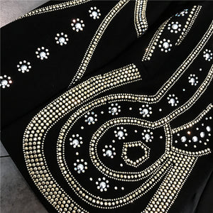 Metal Beaded Women Spring Jacket