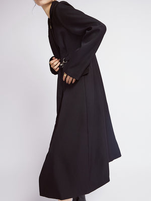 Metal Belt Buckle Women Spring Jacket