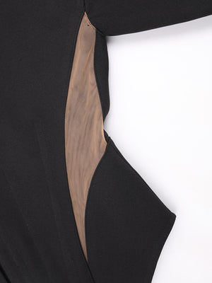 Metal Buckle Mesh Jacket Women Spring