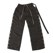 Pantalon Cyberpunk à boucles métalliques