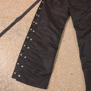 Metal Buckles Cyberpunk Pants