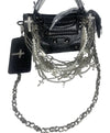 Bolso esqueleto con cruz de metal Y2k