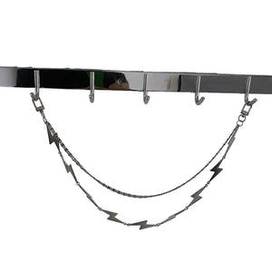 Metal Cross Skeleton Purse Y2k
