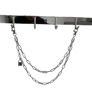 Metal Cross Skeleton Purse Y2k