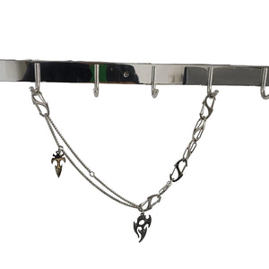 Metal Cross Skeleton Purse Y2k