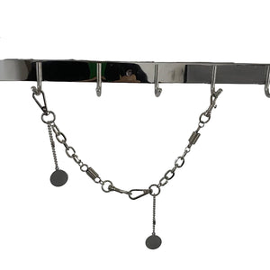 Metal Cross Skeleton Purse Y2k