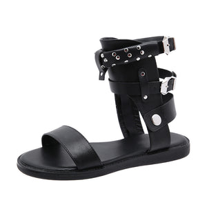 Metal Studded Sandals Shoes Y2K