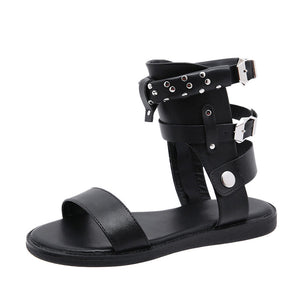 Metal Studded Sandals Shoes Y2K