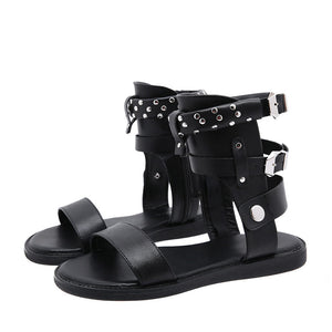 Metal Studded Sandals Shoes Y2K