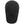 Plain black baseball cap with a small metal tag on the side panel