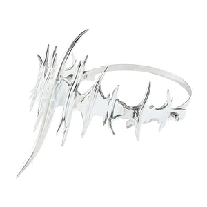 Gothic metal thorn techwear face mask