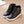 Microfiber Black Platform Sneakers