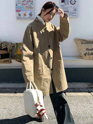 Mid-length Windbreaker Women Spring Jacket