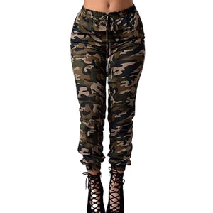 Military camo cargo pants