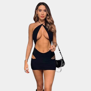 Mini Dress with Cut Out