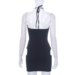 Mini Dress with Cut Out