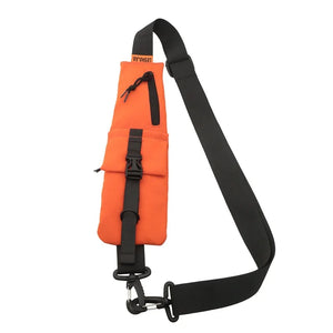 Mini techwear chest bag in yellow, black, beige or orange