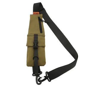 Mini techwear chest bag in yellow, black, beige or orange