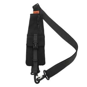 Mini techwear chest bag in yellow, black, beige or orange