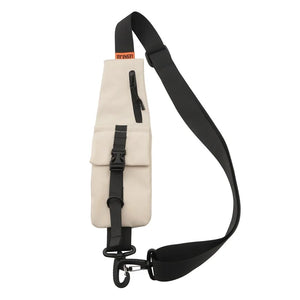 Mini techwear chest bag in yellow, black, beige or orange