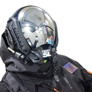 Mirror Techwear Mask - product view on white background
