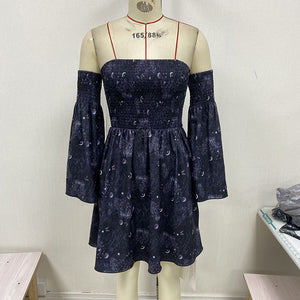 Moon Witchy Goth Dress